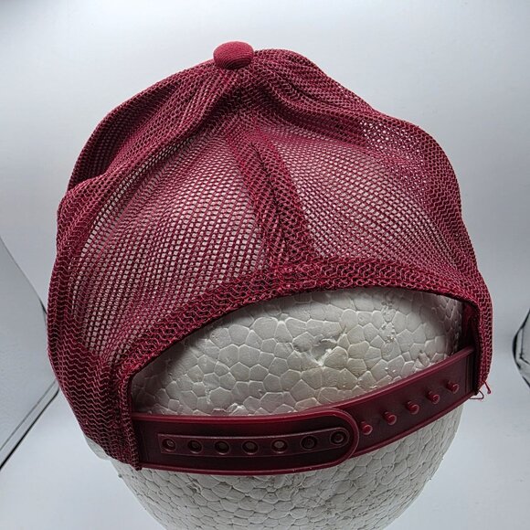 Bass Pro Shops Trucker Hat Snapback Red Unisex Baseball Cap Fishing Logo Casual - Picture 3 of 10